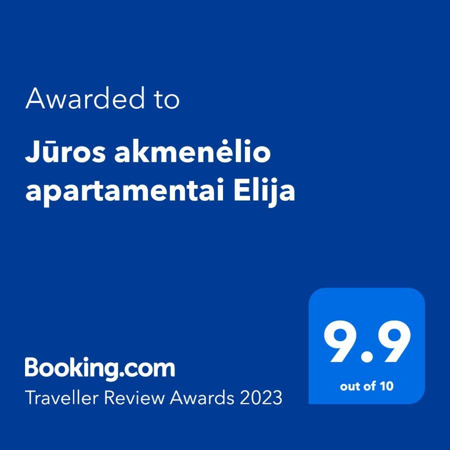 Juros Akmenelio Apartamentai Elija Šventoji Buitenkant foto